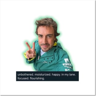 Thriving Fernando Alonso Posters and Art